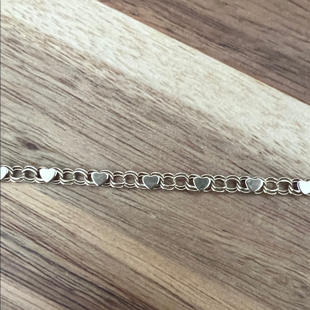 Zoe Chicco Gold Heart Link Bracelet